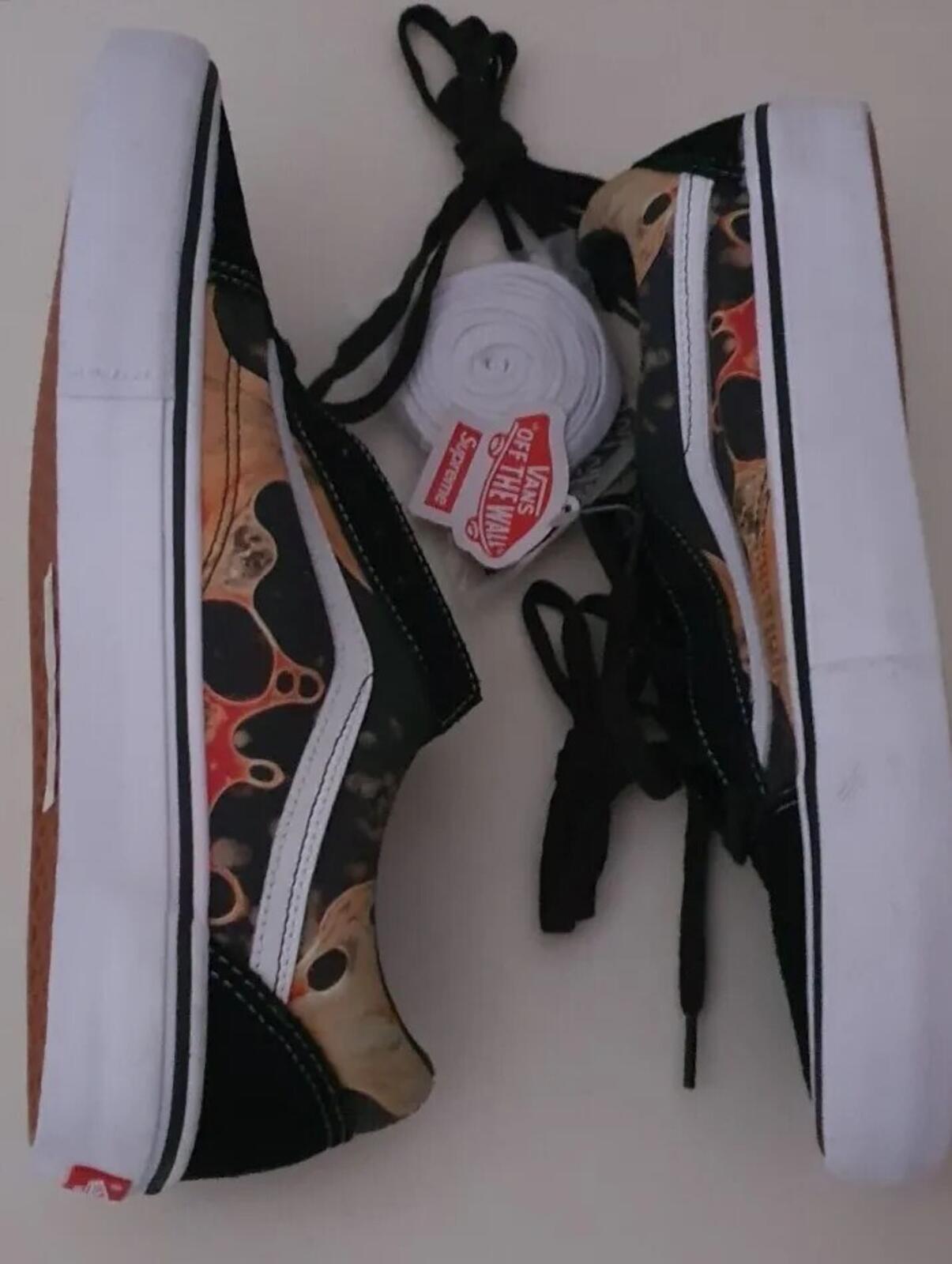 FW17 Supreme Vans Old Andres Serano Skool Blood and Semen II UK 10 US 11 EU 44.5