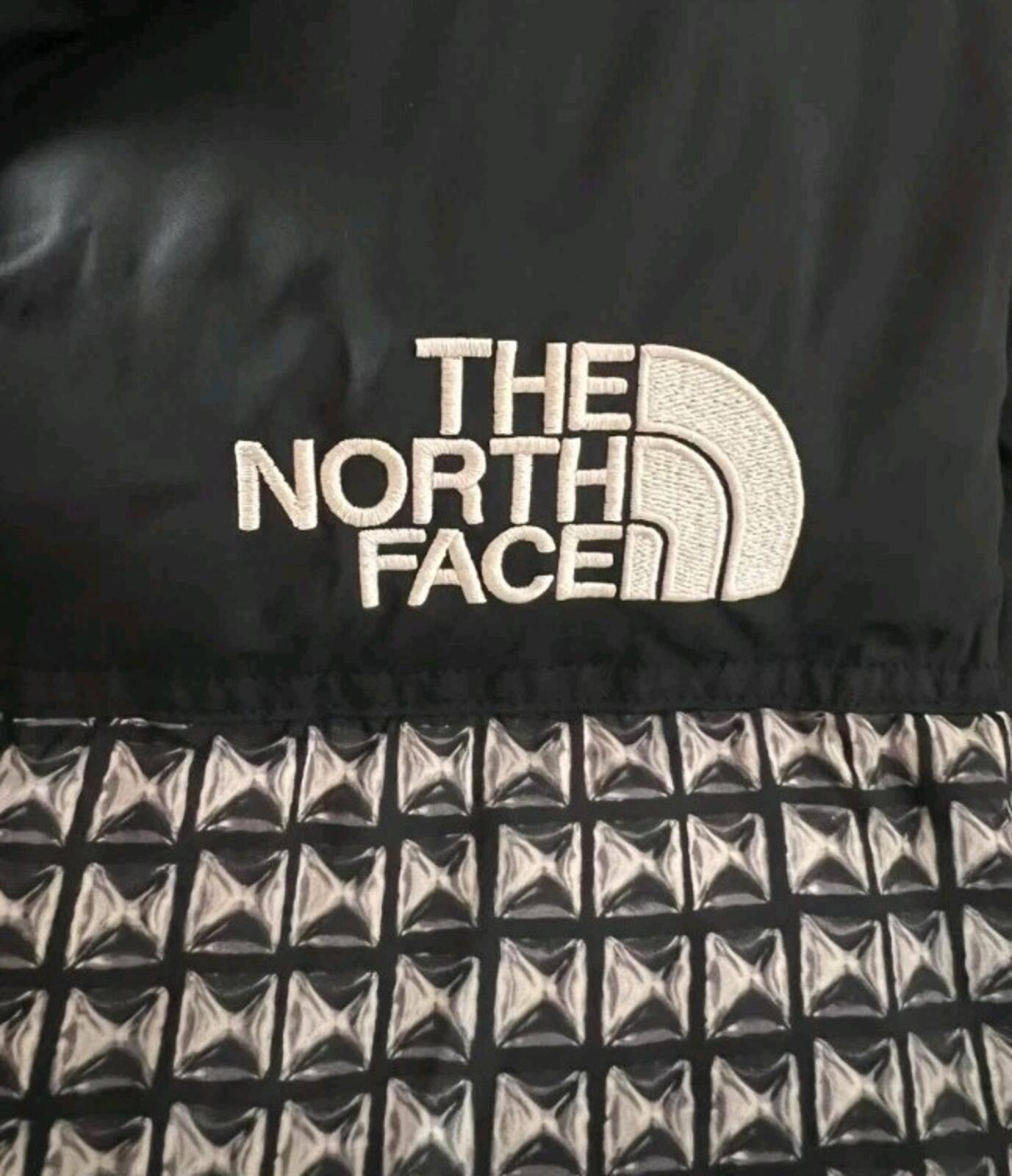 SS21 Supreme x The North Face Studded Nuptse Weste Puffer Schwarz Größe M