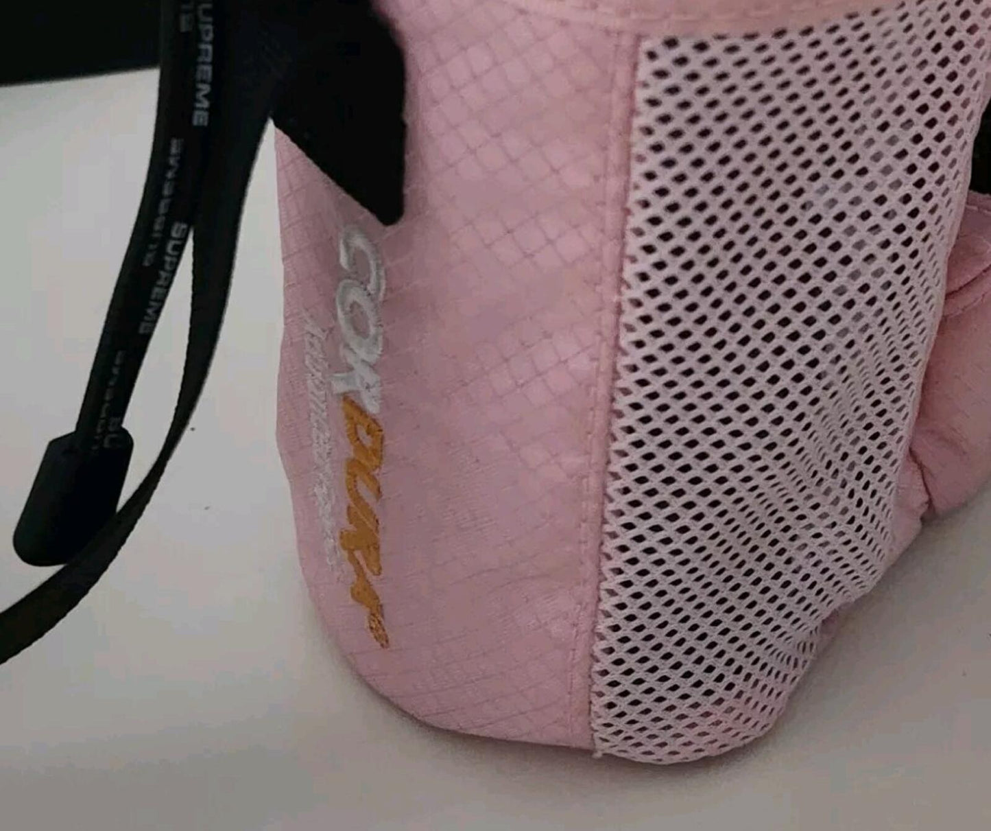 SS22 Supreme Side Bag Shoulder Pink Cordura Water resistant