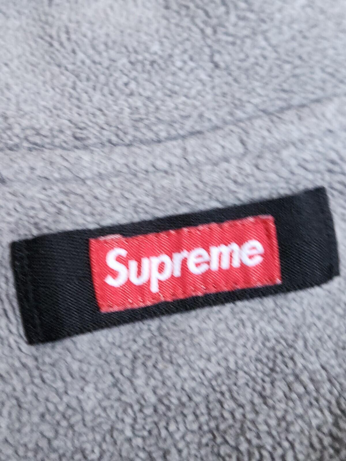FW15 Supreme Polartec vest Size XL Grey Gilet Fleece