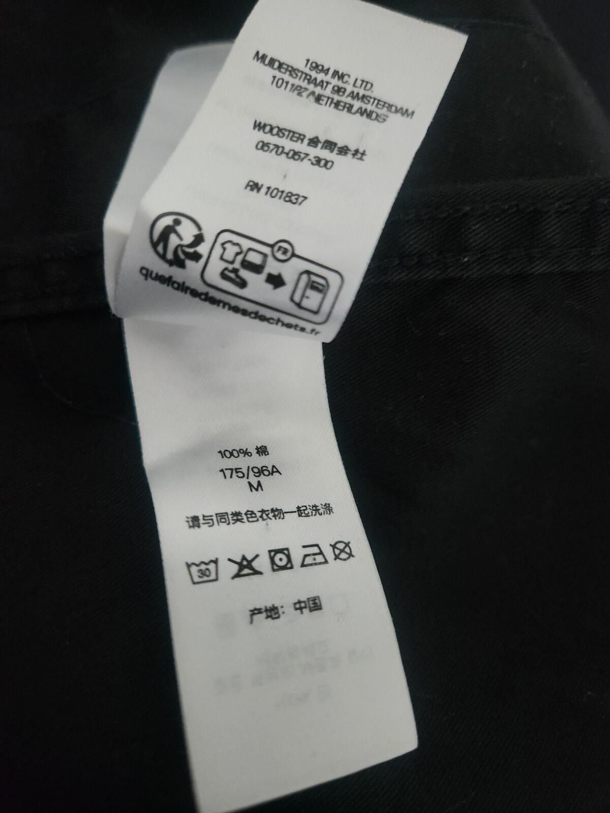 SS24 Supreme Small Box Black Shirt  Size M Medium Button Up Long Sleeve