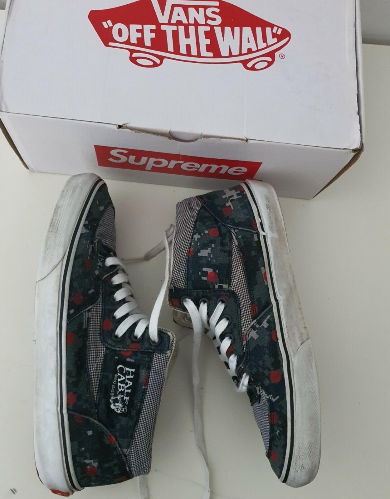 SS13 Supreme Vans x CDG Shirt Half Cab Pro US 9 UK 8 EUR 42 digi camo Trainers