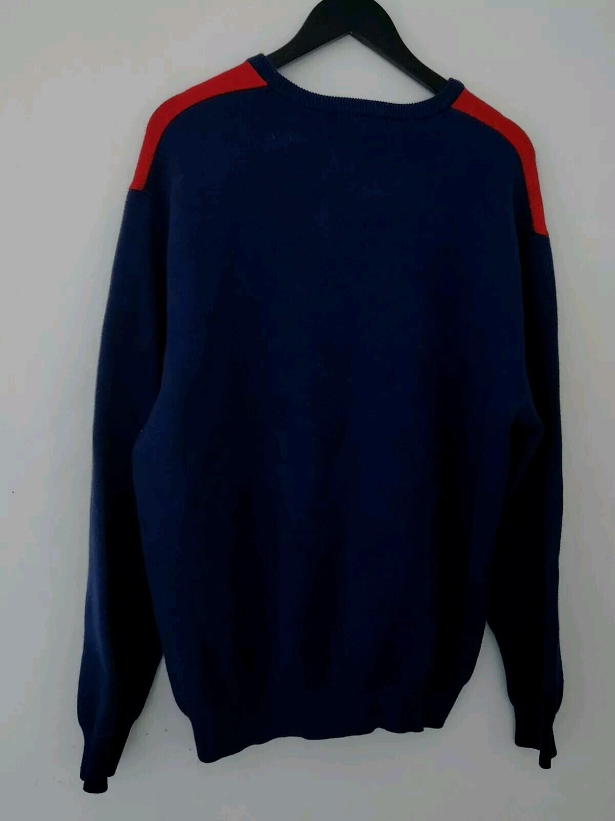 FW18 Supreme Repeat Logo sweater size XL navy jumper