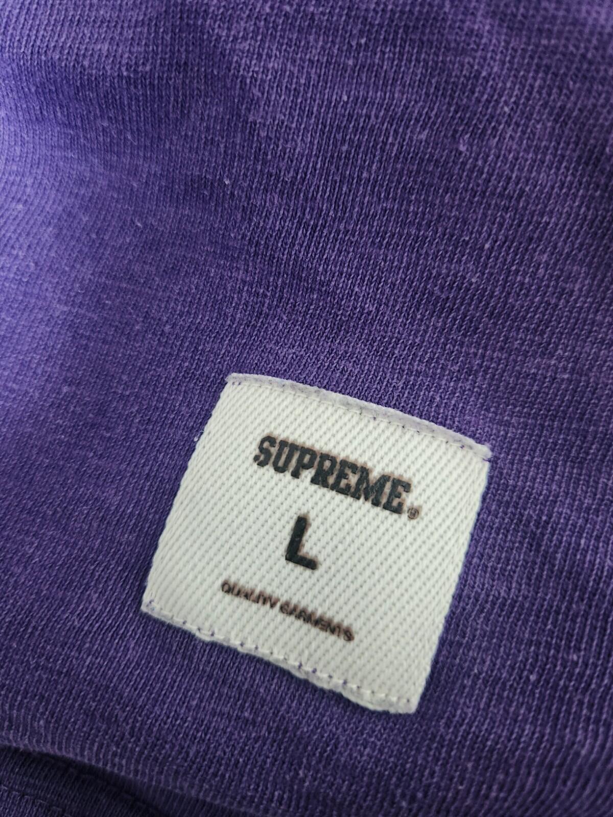 SS16 Supreme Sports tee Size L Large Purple T-shirt