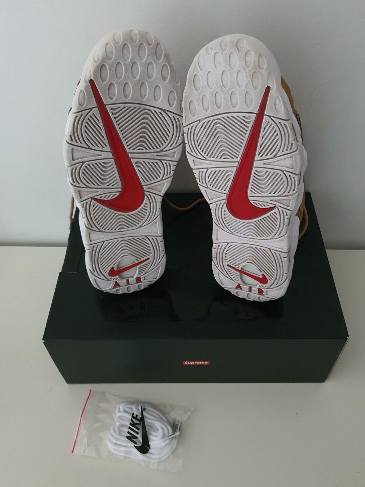 SS17 Supreme x Nike Air More Uptempo Suptempo UK 7.5 US 8.5 EUR 42 lot Trainers