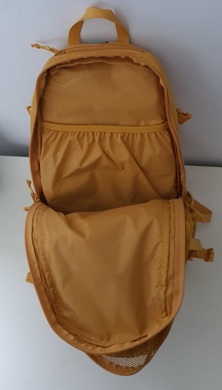 SS20 Supreme gold backpack Cordura yellow
