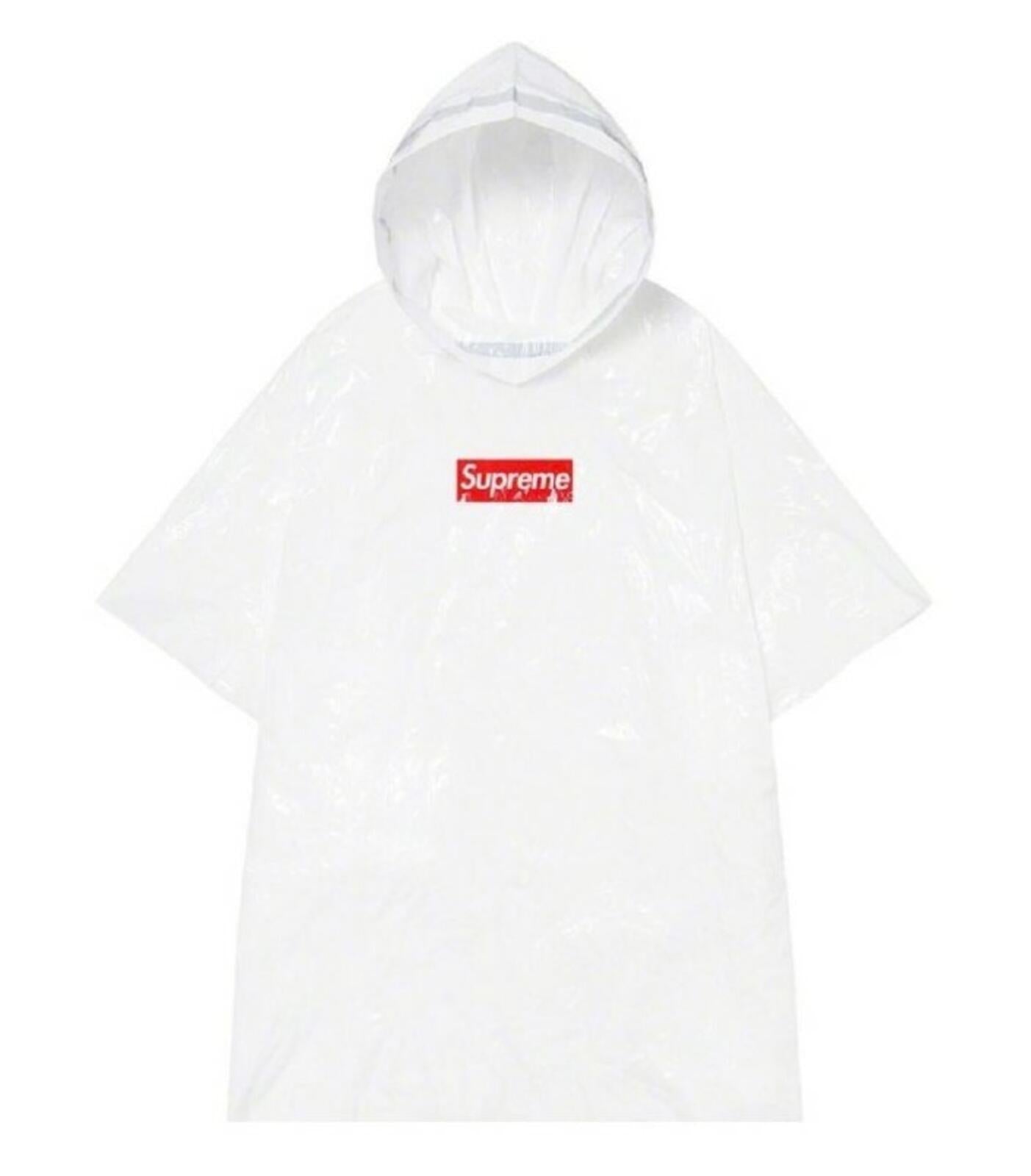 SS20 Supreme Ballpark box logo rain poncho accessory