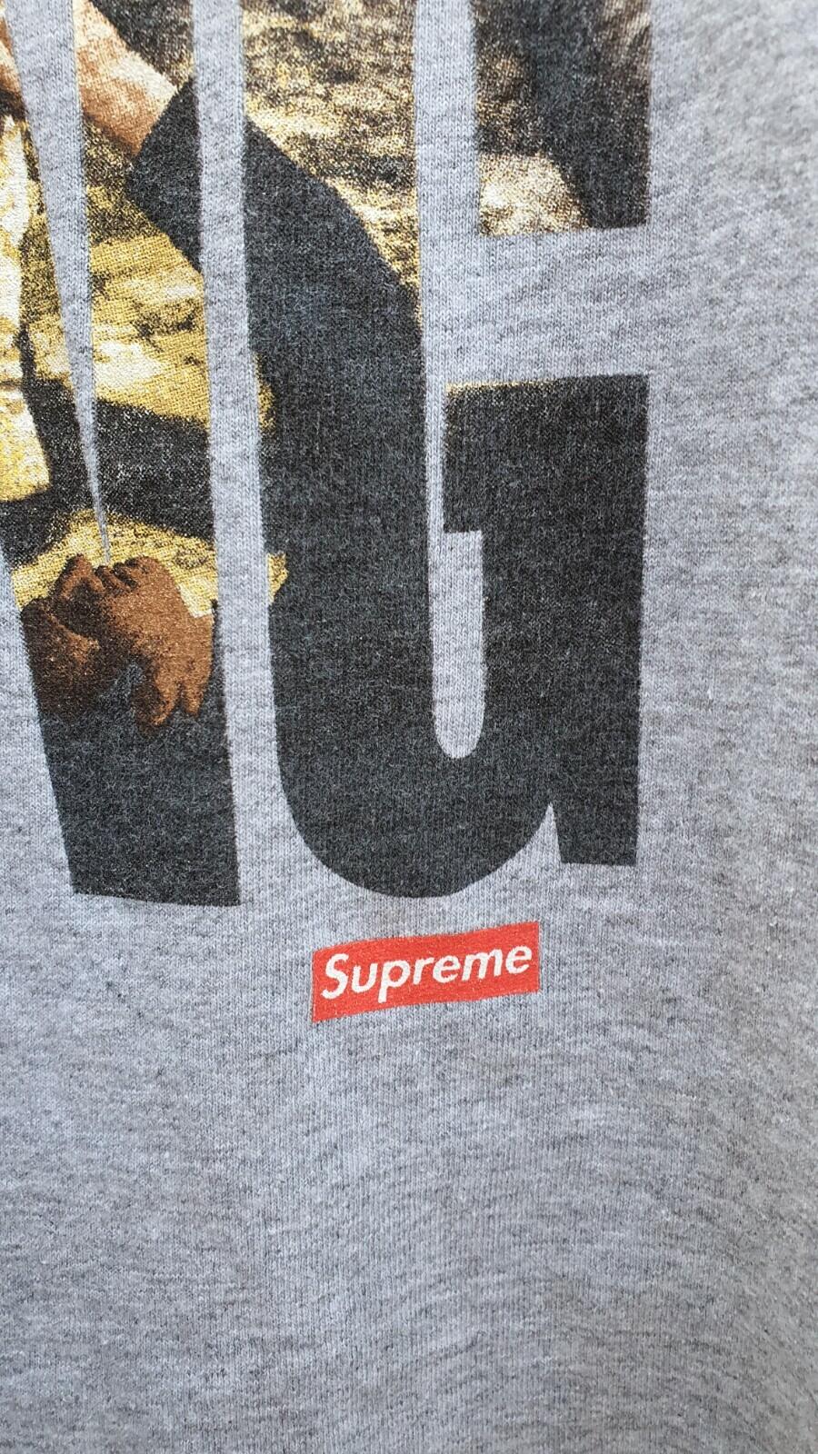 SS08 Supreme Start Something Tee Grey Size M