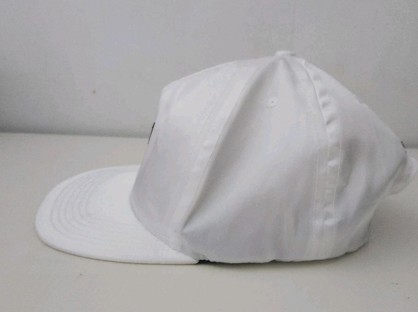 SS16 Supreme Playboy Satin 5-Panel hat white cap 2016 made in USA