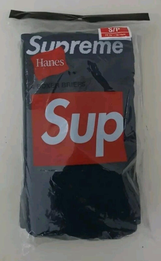 Bóxers Hanes Supreme FW24 (paquete de 4) Talla S Pequeña Ropa interior negra