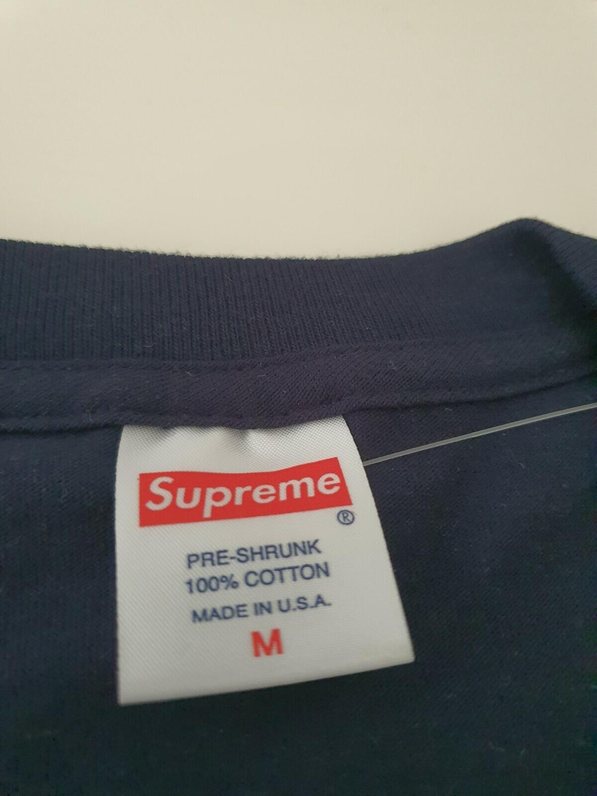 SS16 Supreme Beach Tee Navy Size M