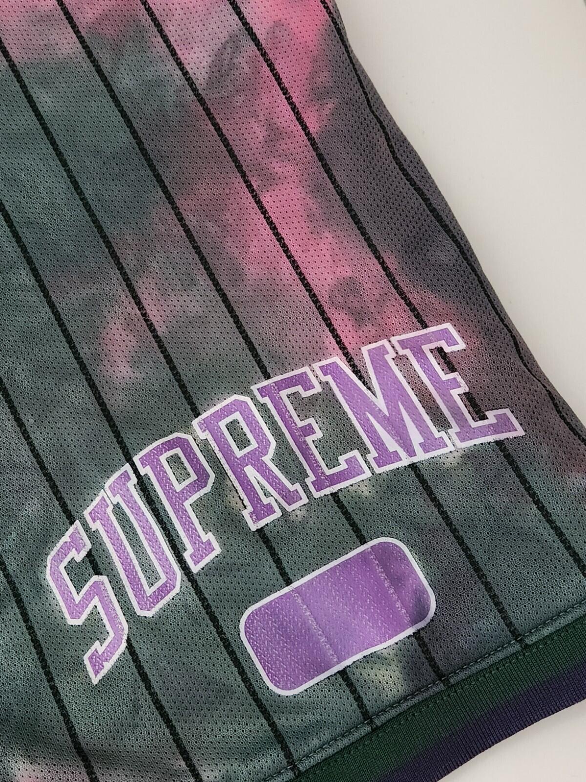 FW20 Supreme Dyed Basketball Short Green Pink Purple Shorts size S small