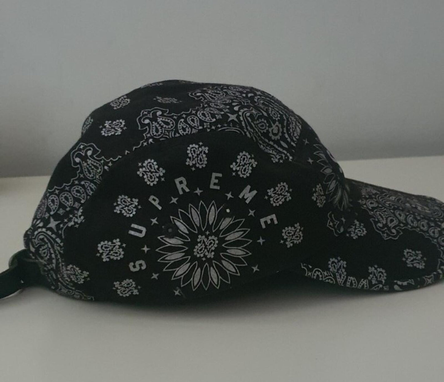 Gorra camp Supreme Bandana SS21 negra