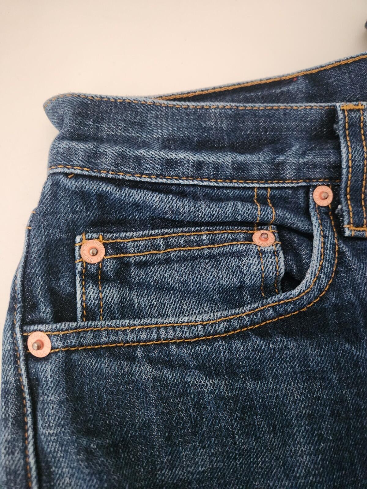 Supreme denim jeans size 30 W30 L30 slim blue Made In U.S.A Trousers