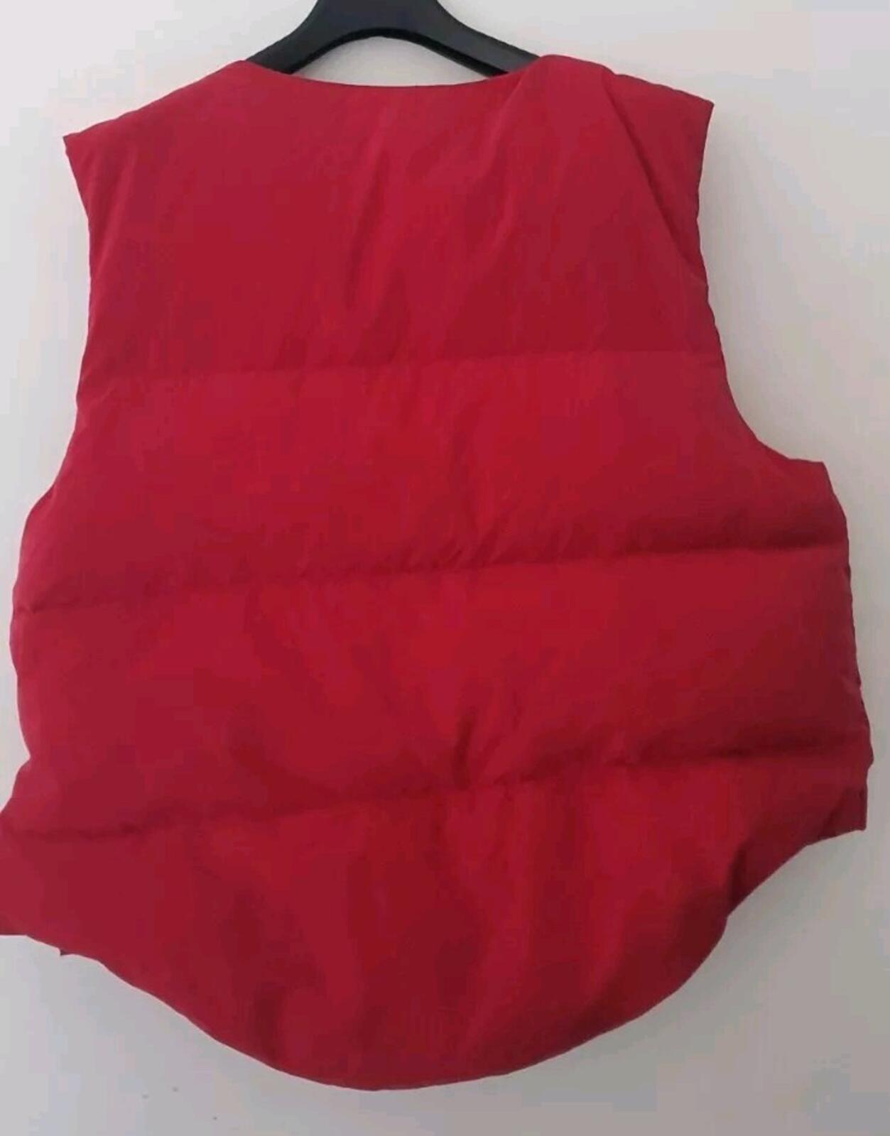 FW21 Supreme x WTAPS Tactical Down Vest Red Size L Water Resistant