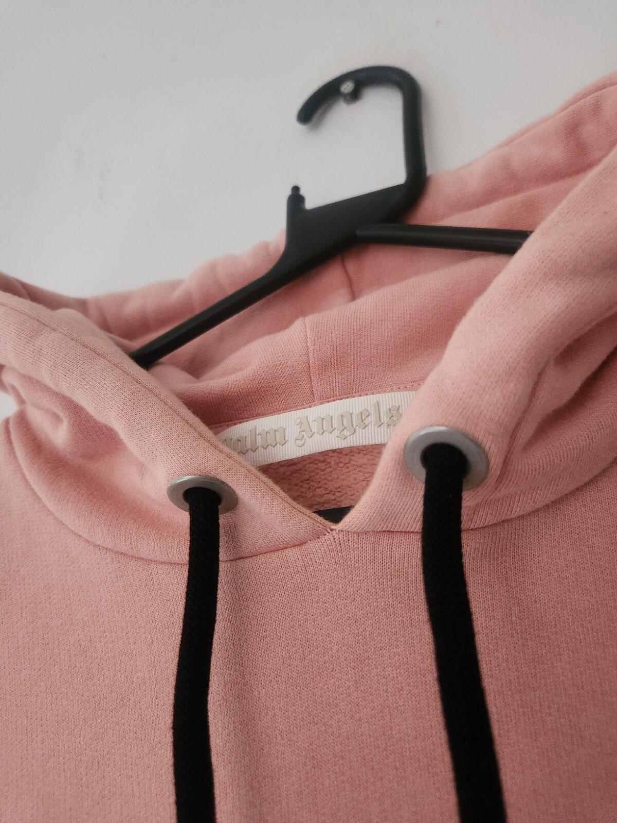 PALM ANGELS Ibiza Sprayed Hoodie Lachs Hoody 460 $ Kapuzenpullover S klein