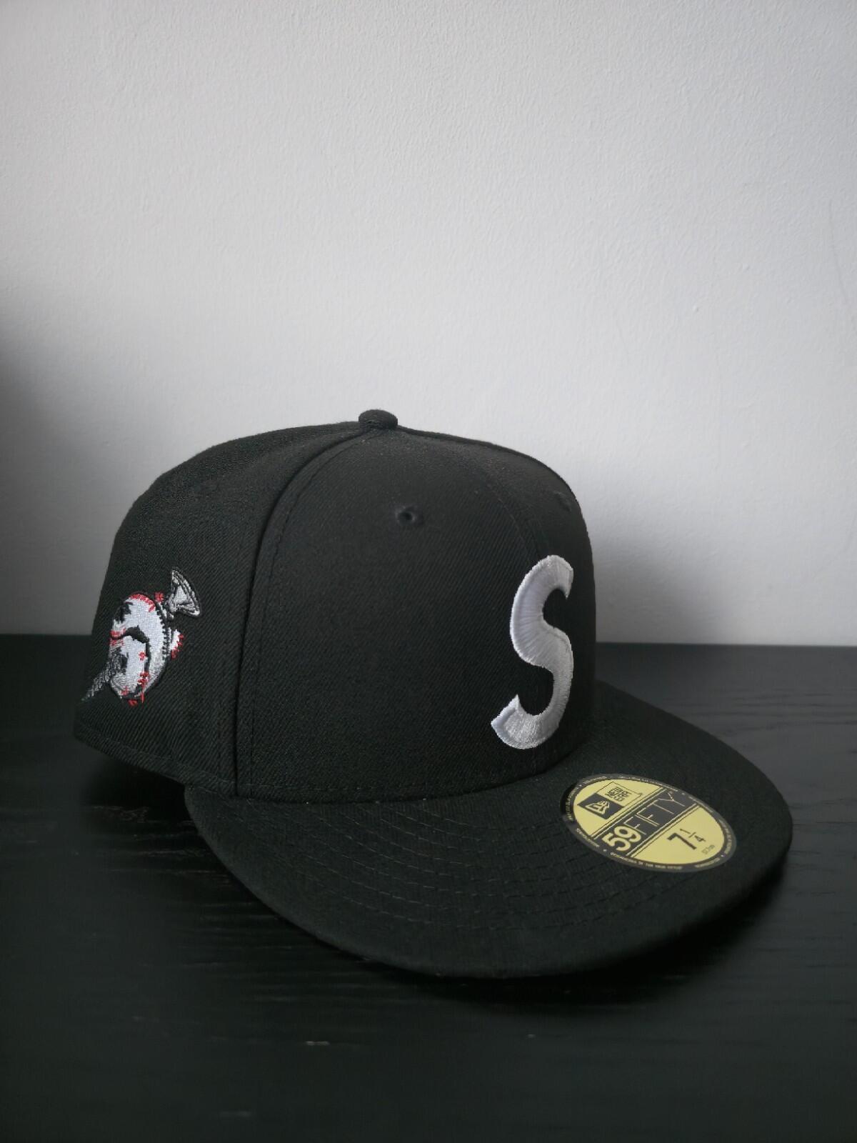 FW24 Supreme Screw Ball S Logo New Era Black Size 7 1/4