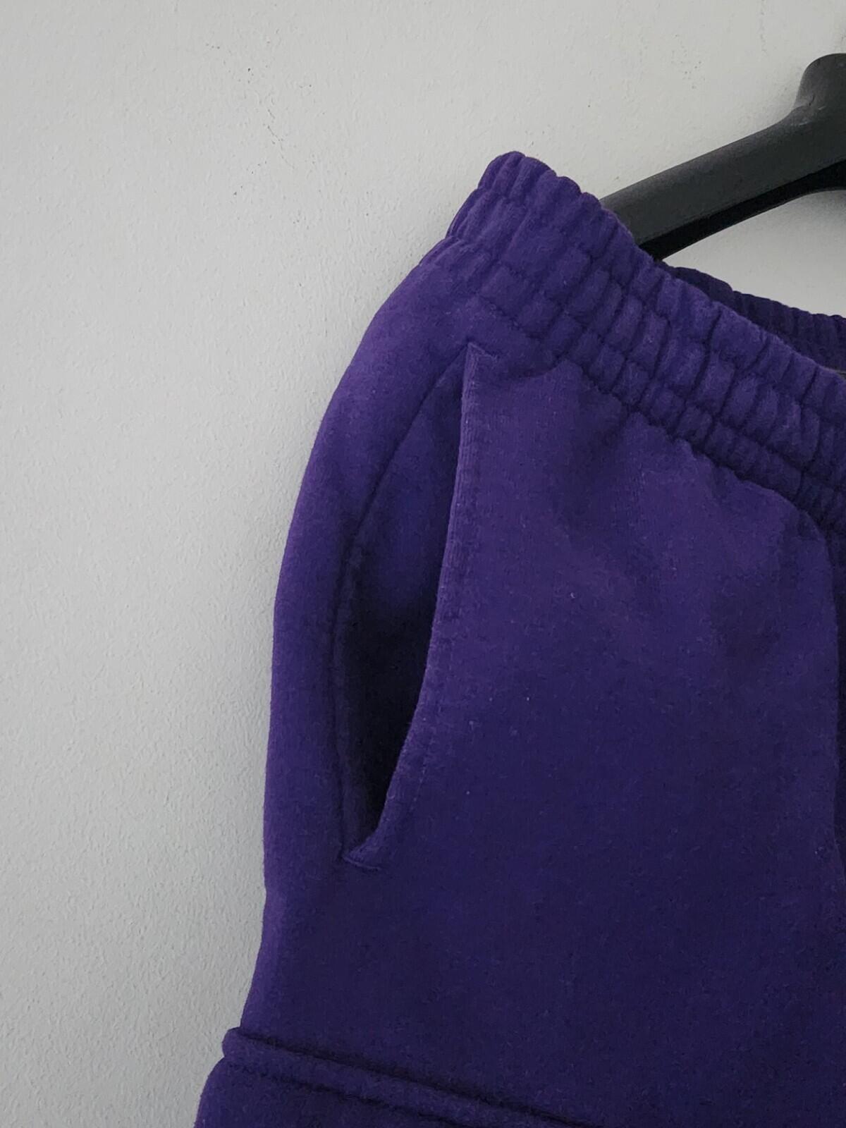 FW22 Supreme Box Cargo Sweatpant Purple Size L