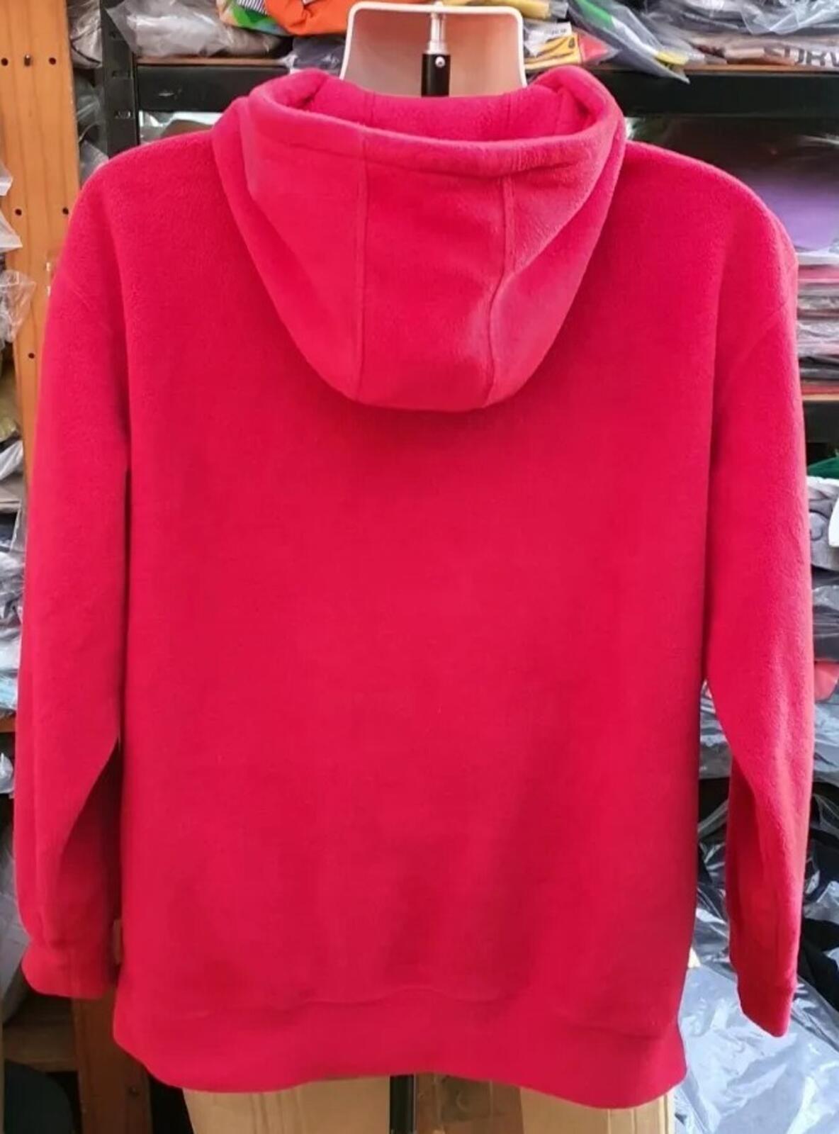 FW20 Supreme Polartec Hooded Sweatshirt Red Size XL