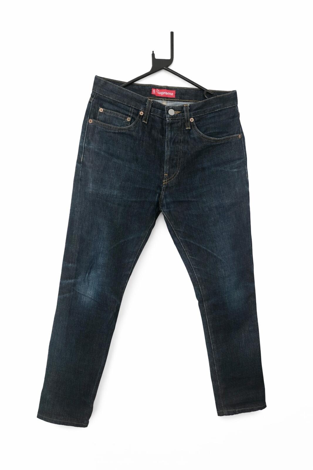 Supreme Denim Slim Jeans Blue Size 30 W30 L27 ALTERED