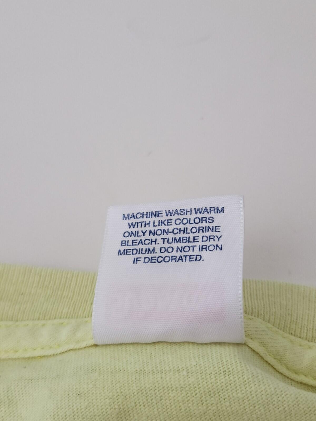 FW15 Supreme x Toshio Maeda Touch Tee Bright Yellow Size L