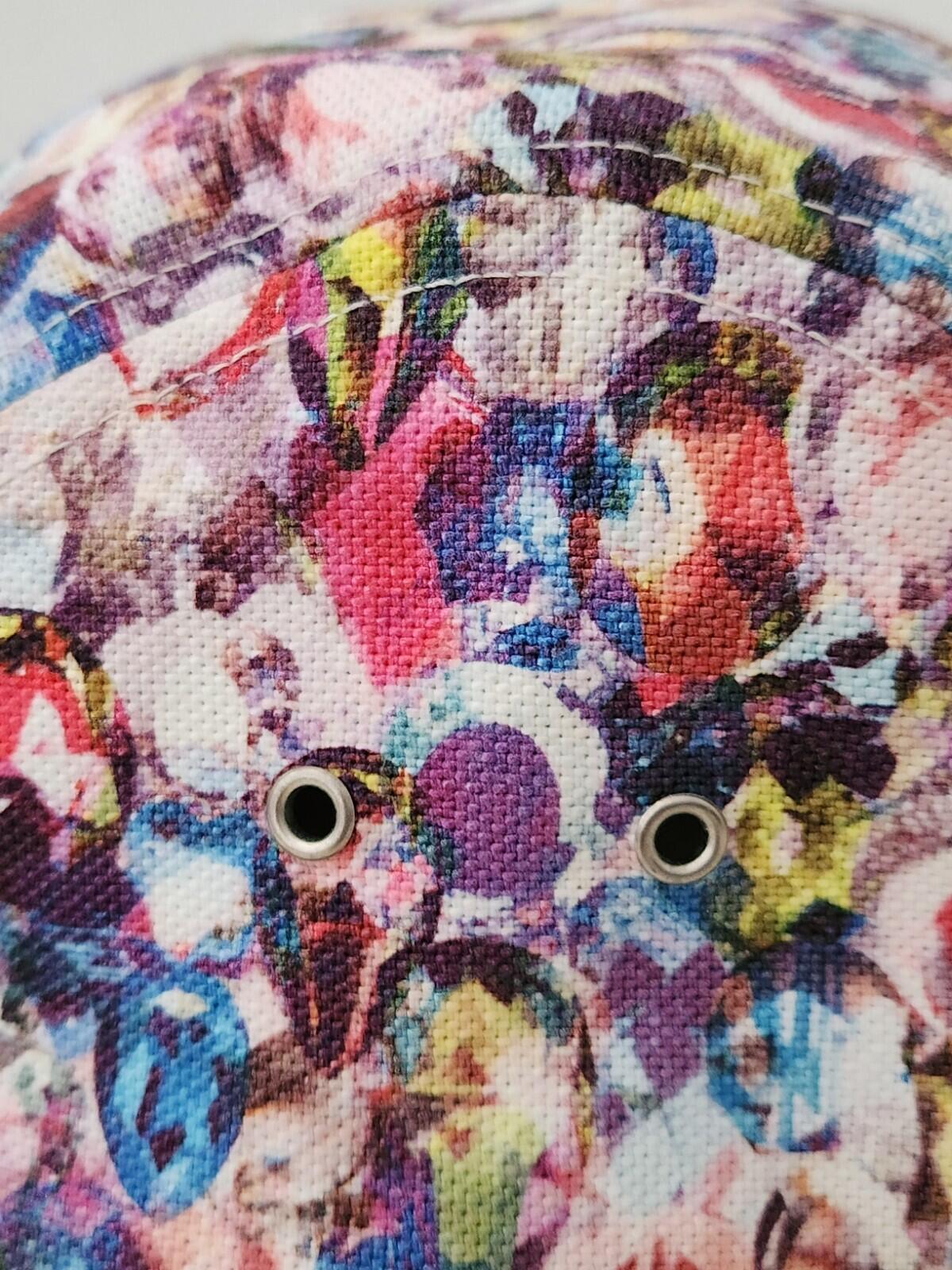 FW14 Supreme x Liberty Art Fabrics Jewels Camp Cap vintage hat box logo Rare