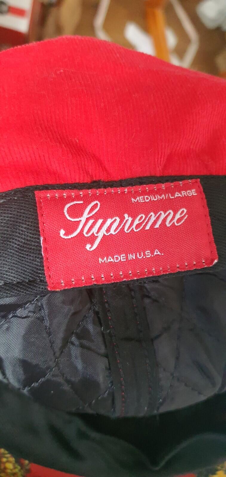 SS13 Supreme Lions Trail hat size M/L red cap earflap vintage 2013 Rare