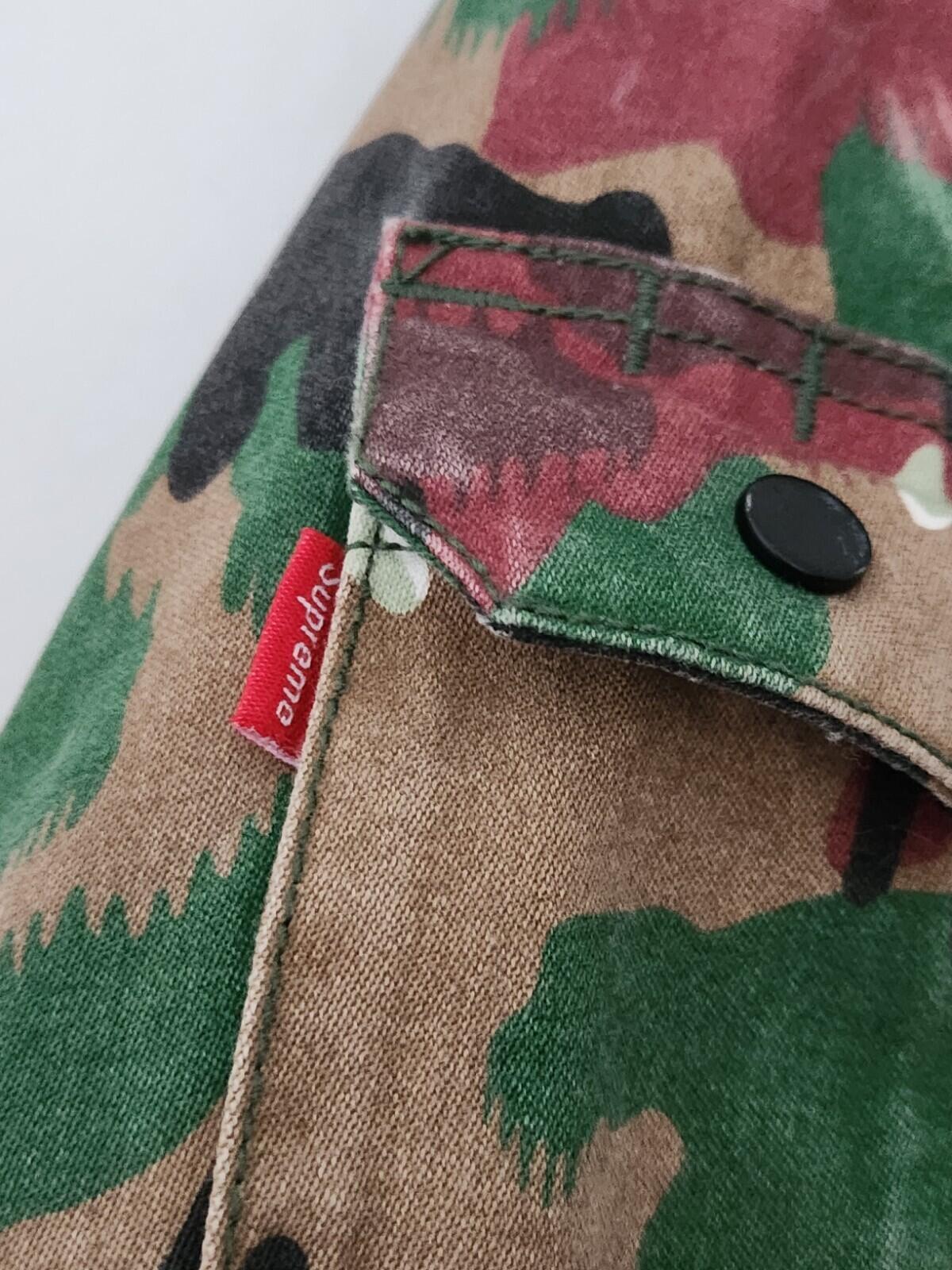SS17 Supreme Field Parka Größe M Medium Jacke Mantel Swiss Camo Camouflage 666