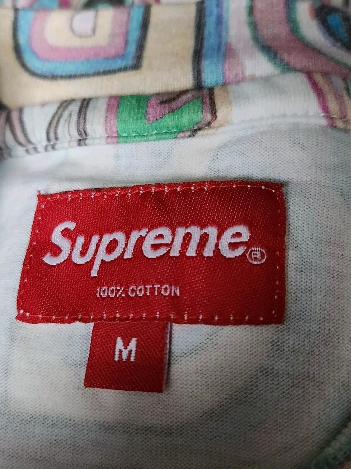 FW20 Supreme Perspective L/S Top Tee M medium White