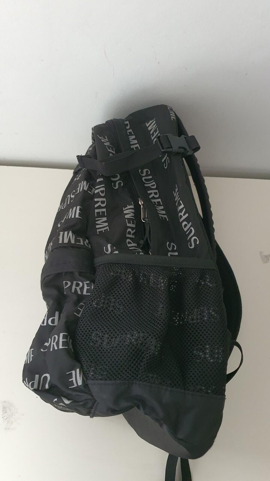 Mochila FW16 Supreme 3M Reflective Repeat (negra)