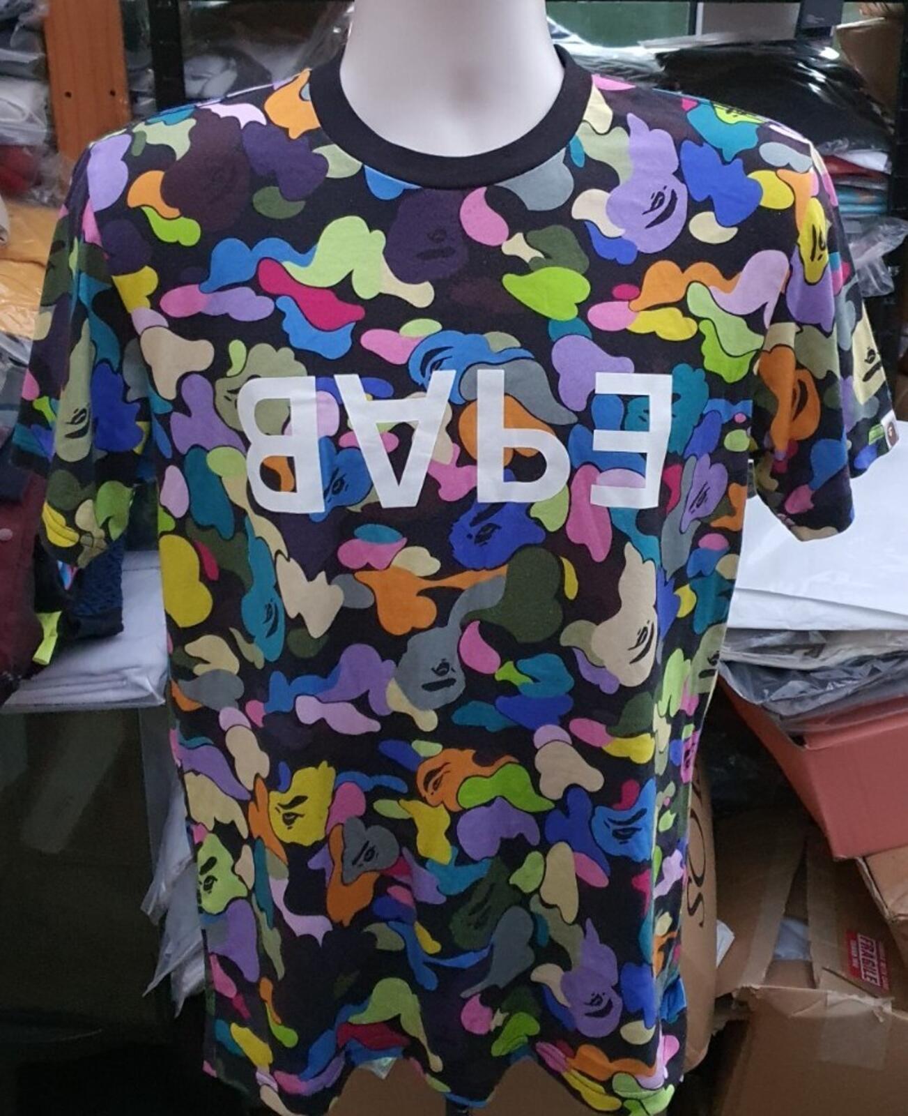 A Bathing Ape Bape Multi Camo Tee size M medium T-shirt BAPE made in Japan