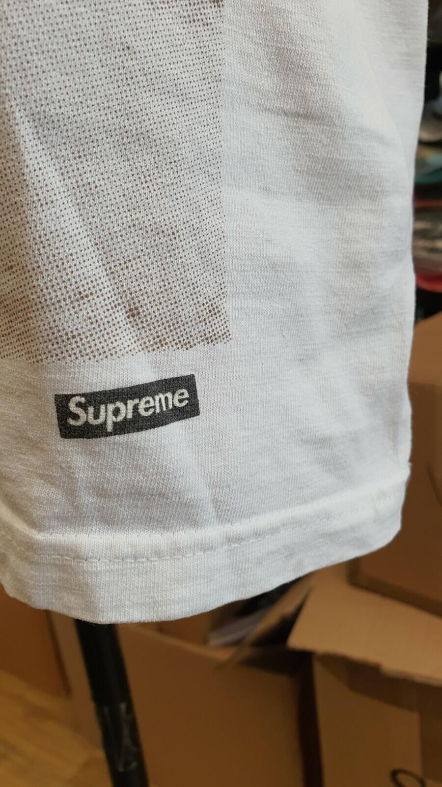 SS09 Supreme Cut The Crap Tee White