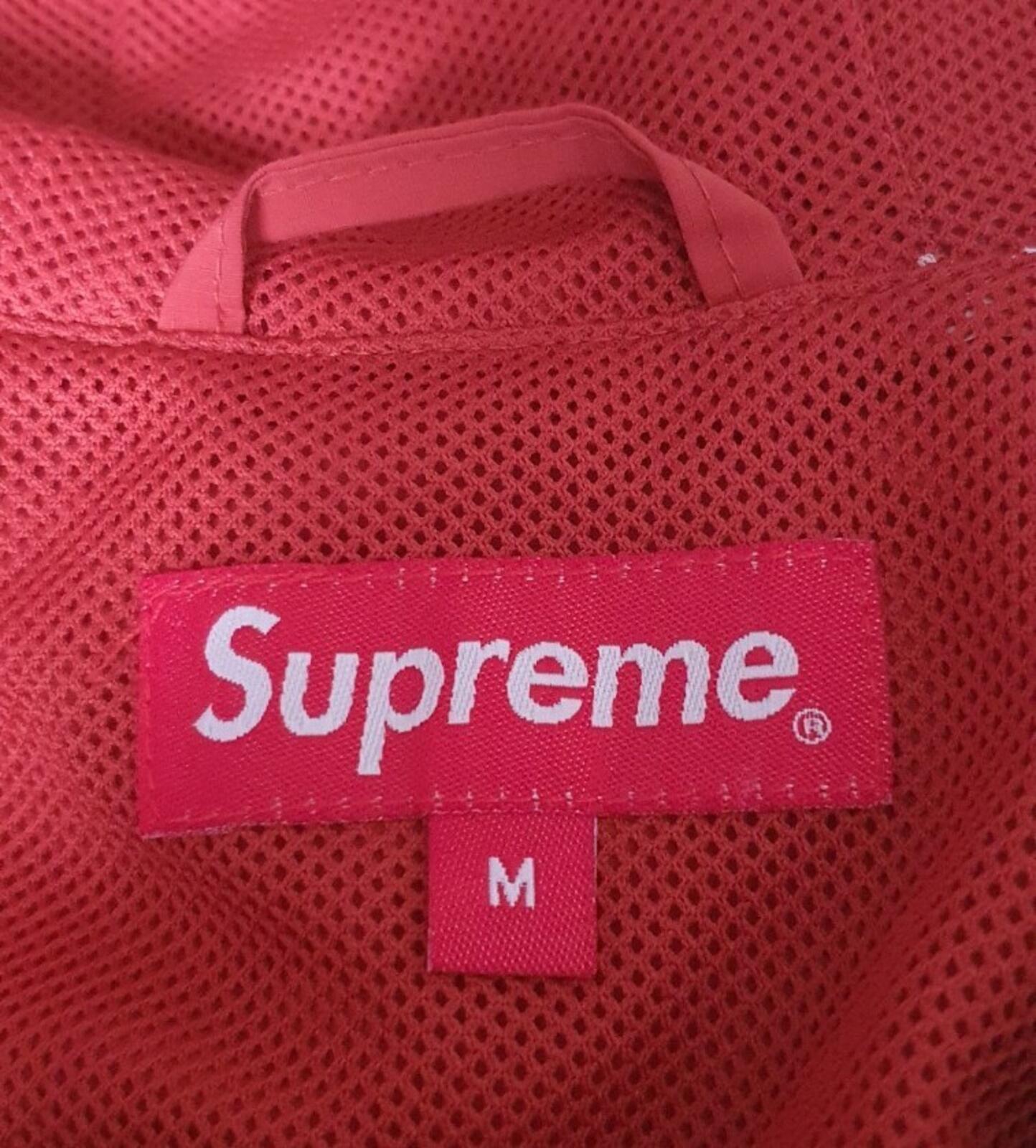 SS19 Supreme Nylon Ripstop Hooded Pullover  M medium jacket Water resistant rust