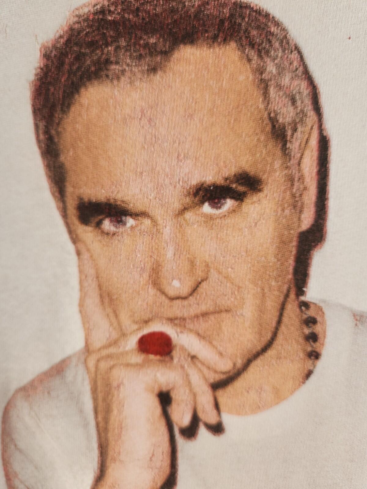 SS16 Supreme x Morrissey Tee size L large red photo T-shirt Made In USA