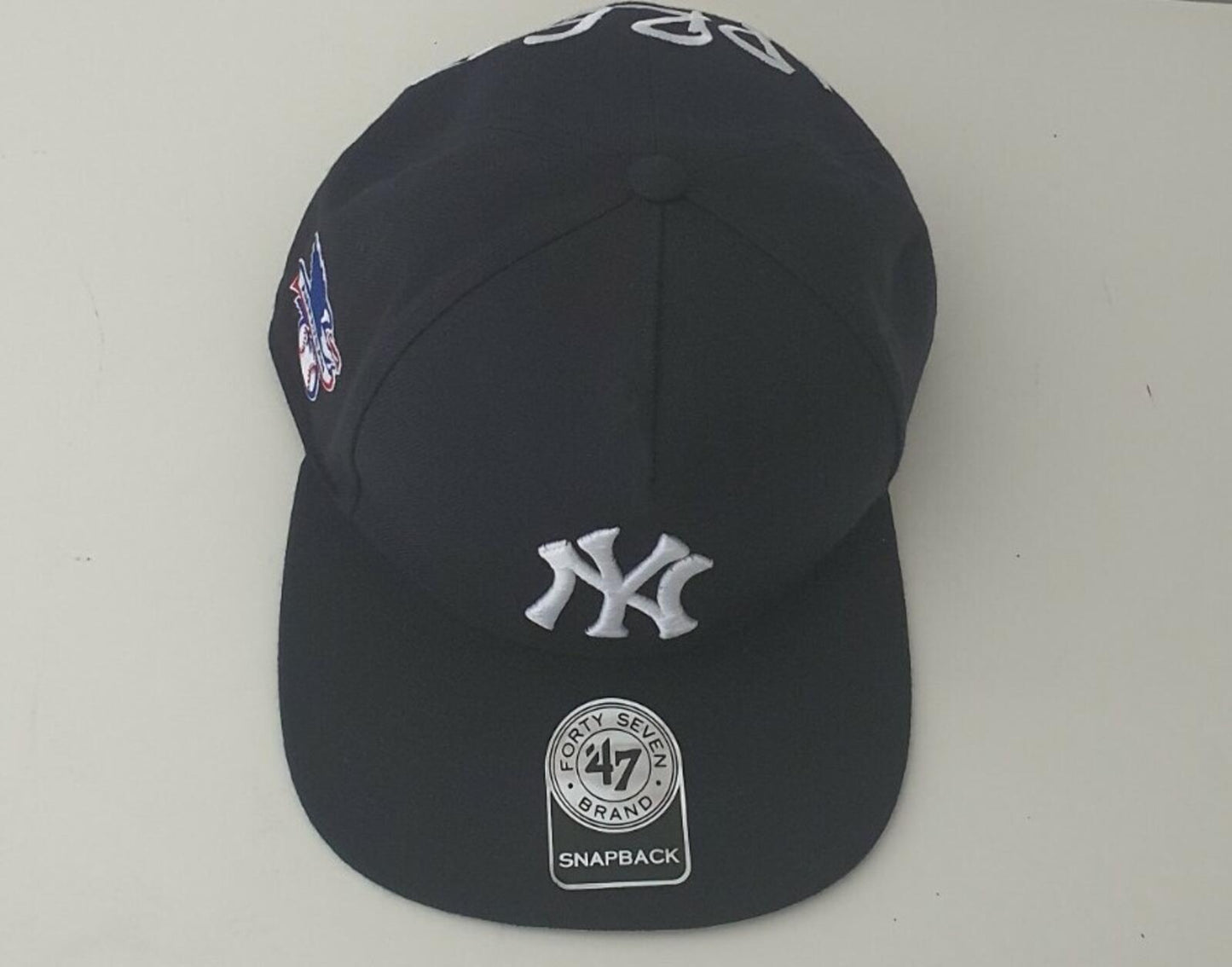SS15 Supreme x Yankees x 47 brand 5-panel Cap Navy
