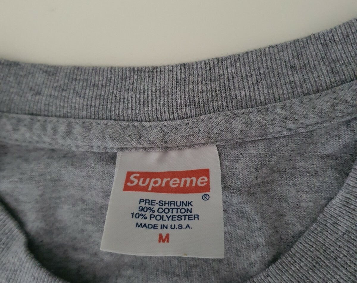 FW13 Supreme Twins Tee Heather Grey Größe M