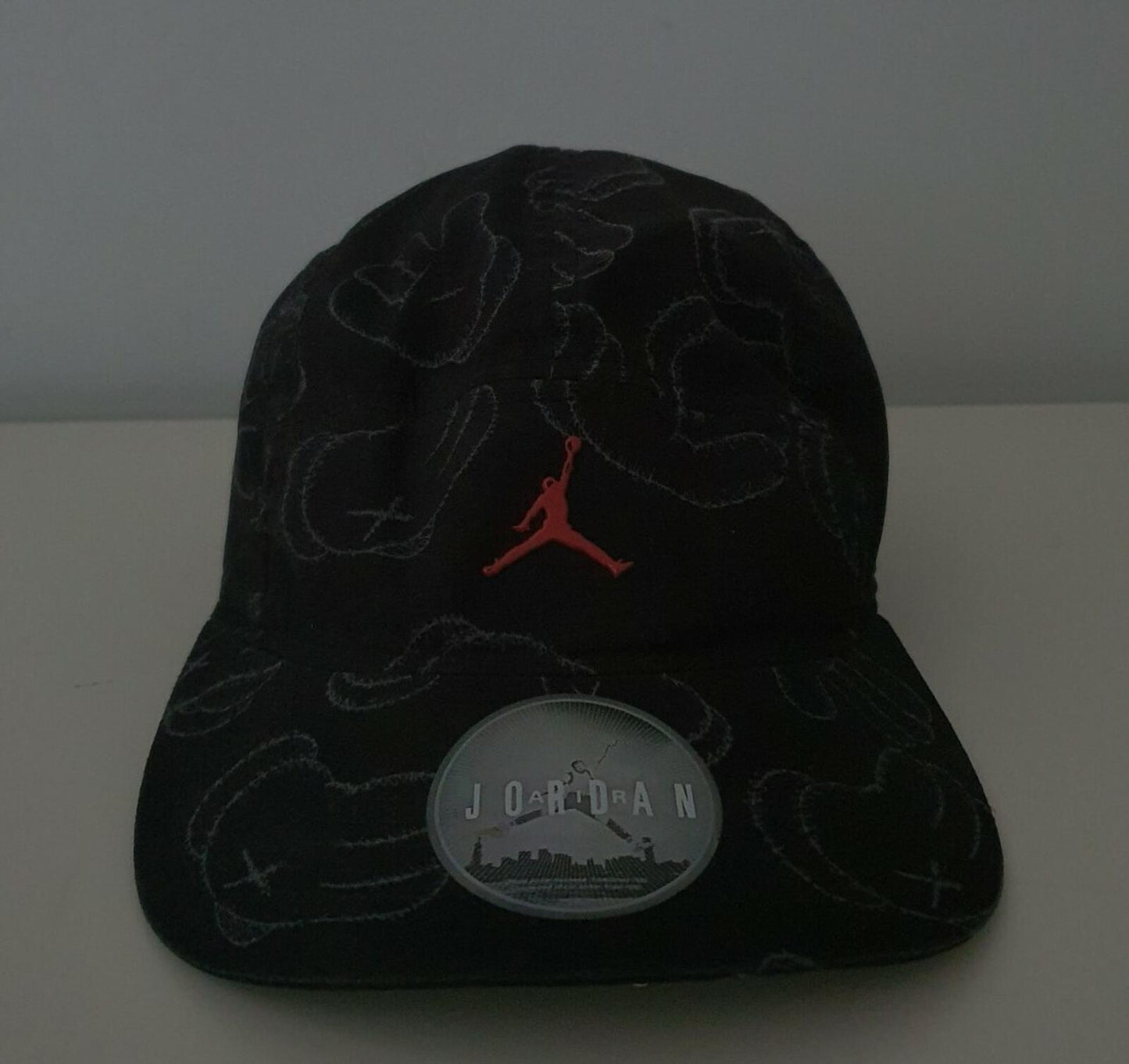 Gorra de 5 paneles SS17 Kaws x Jordan negra