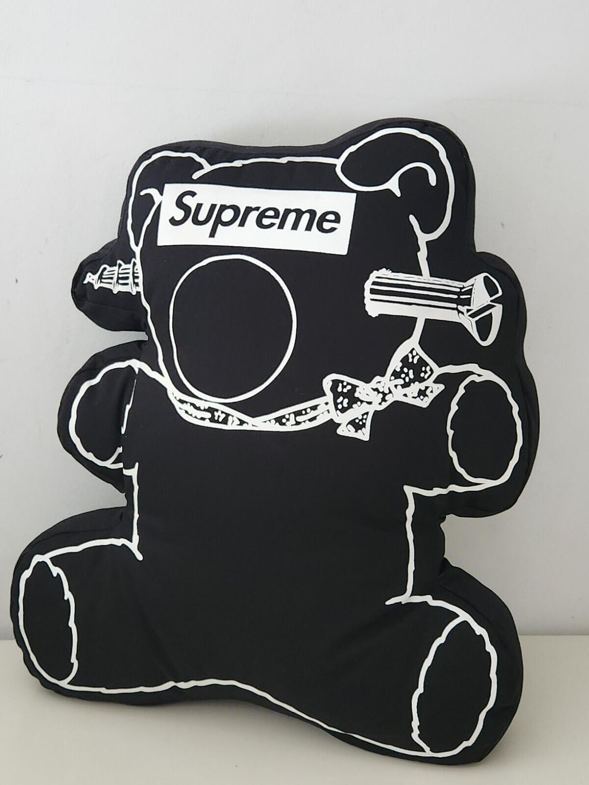 SS15 Supreme x Undercover Bear Pillow Black Made In Japan Home Accessory
