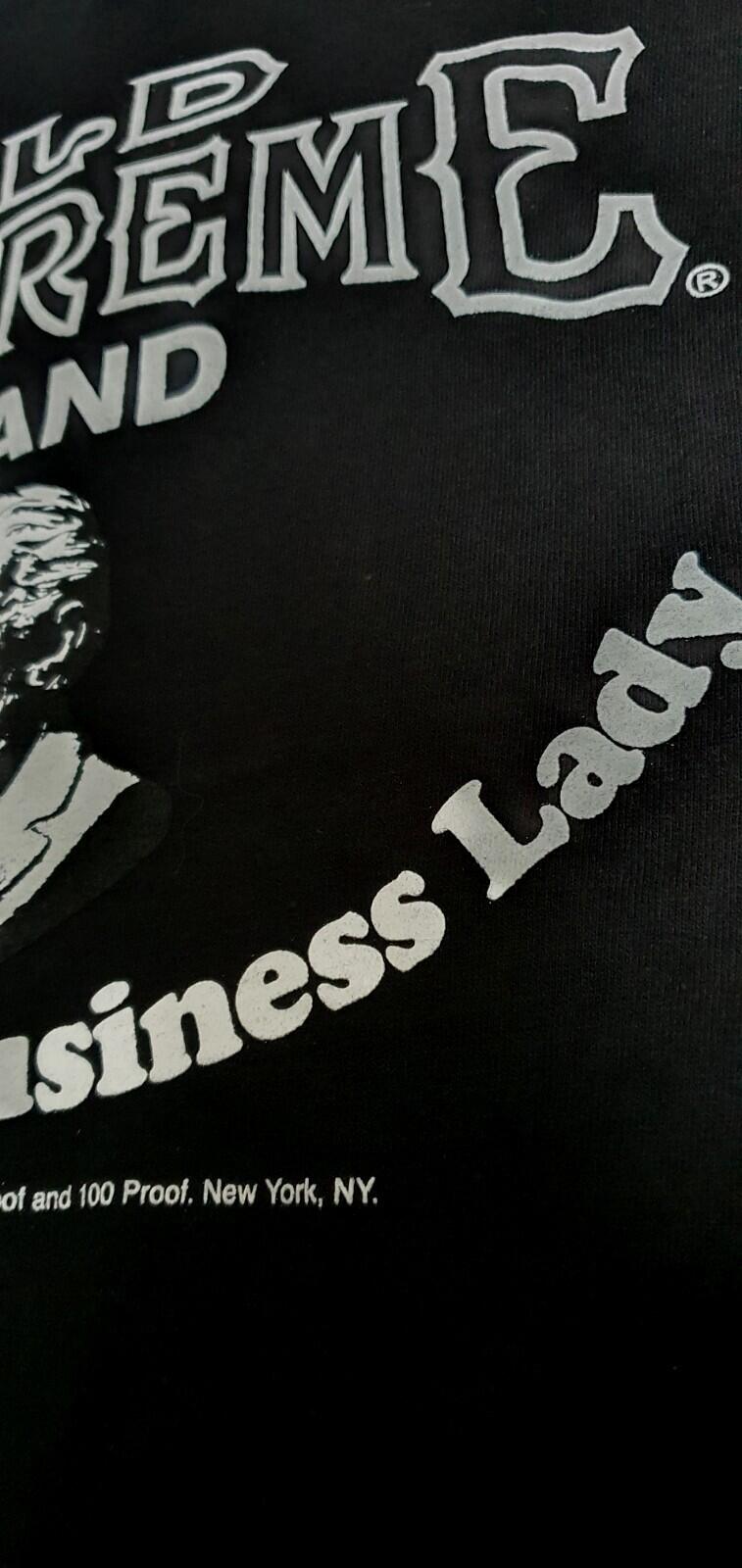 SS11 Supreme Mind Your Business Camiseta Negra Talla M