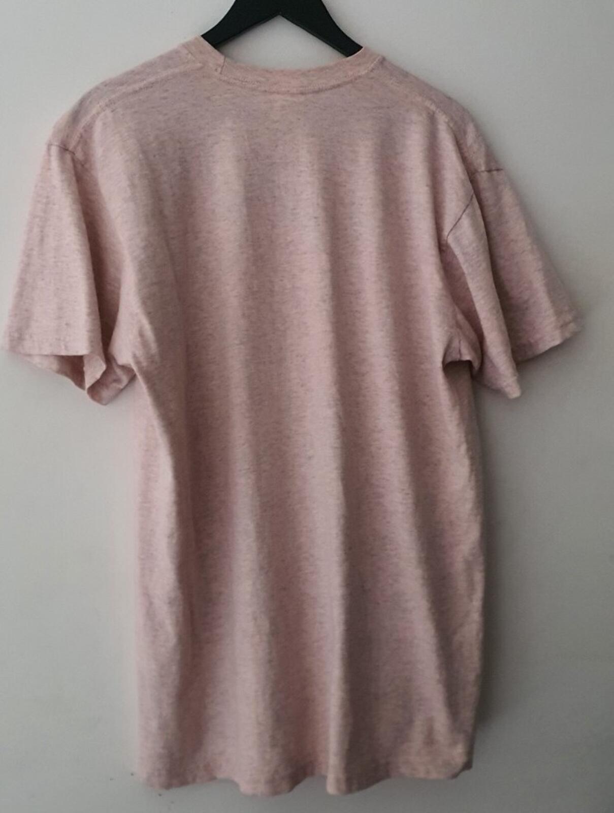 SS20 Supreme Chrome Logo tee white t-shirt size L Large Heather Pink
