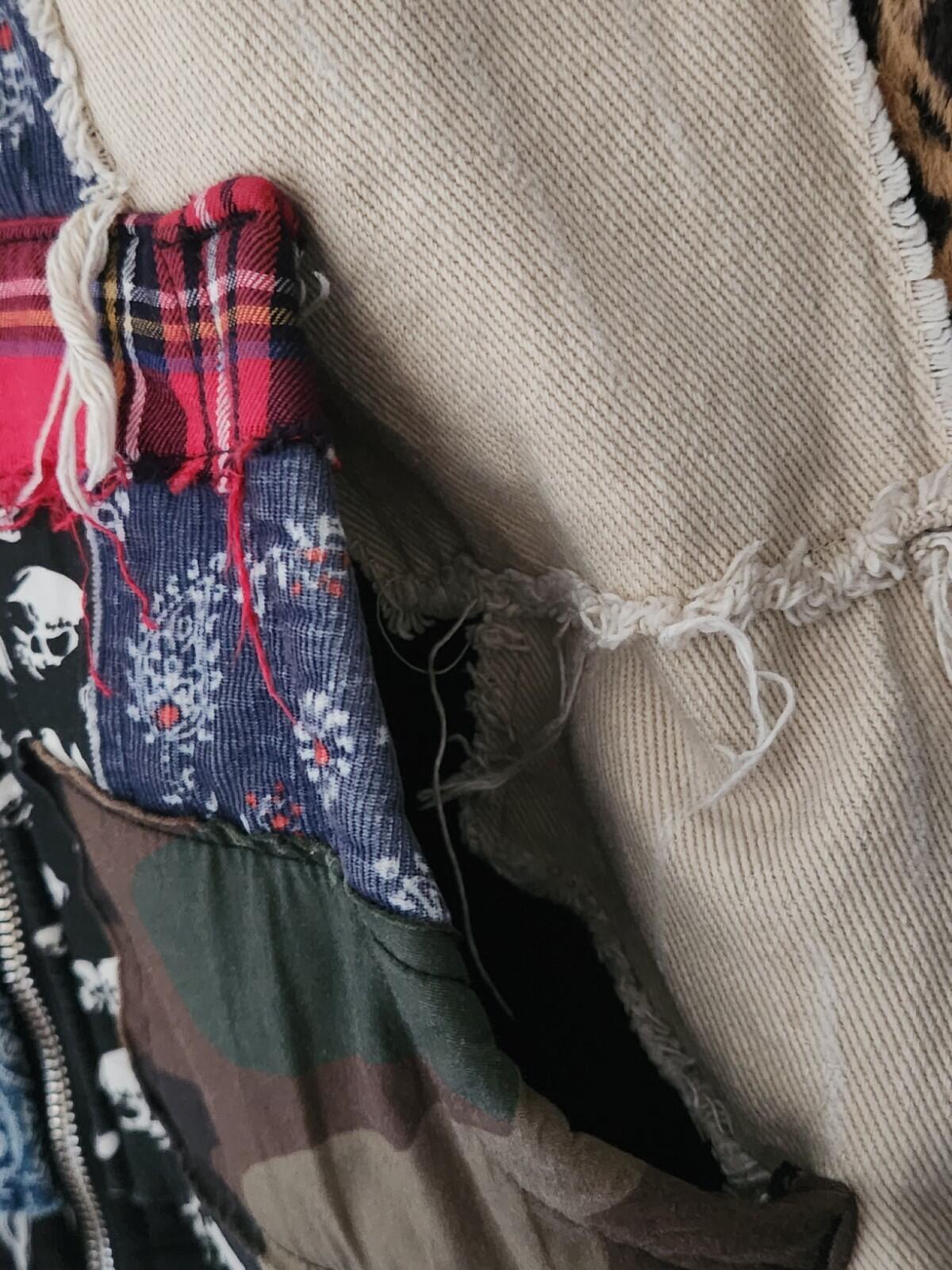 FW22 Supreme Patchwork Zip Up hooded sweatshirt size M
