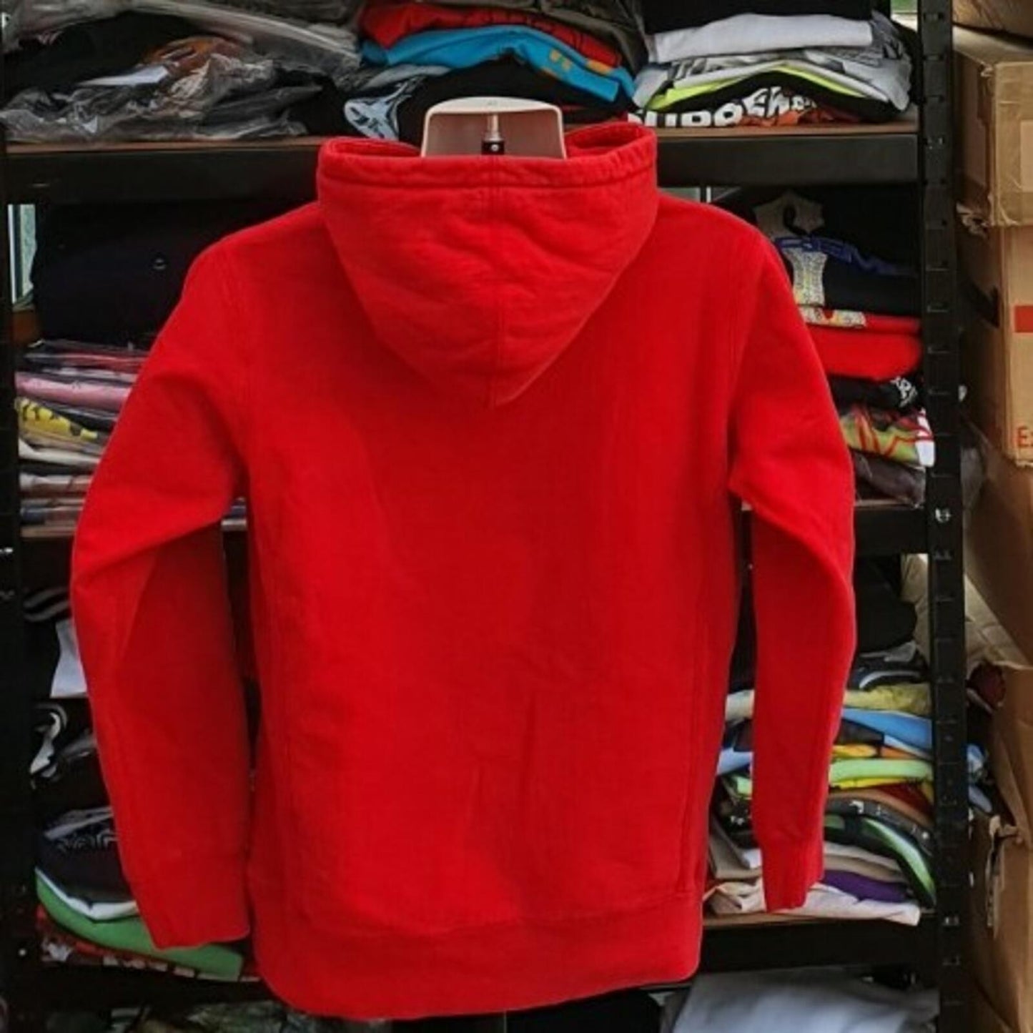 FW16 Supreme Rose Hooded Sweatshirt Red Size M