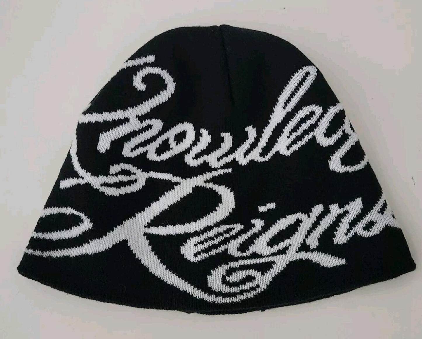 SS22 Supreme Knowledge Reigns Beanie Black Hat