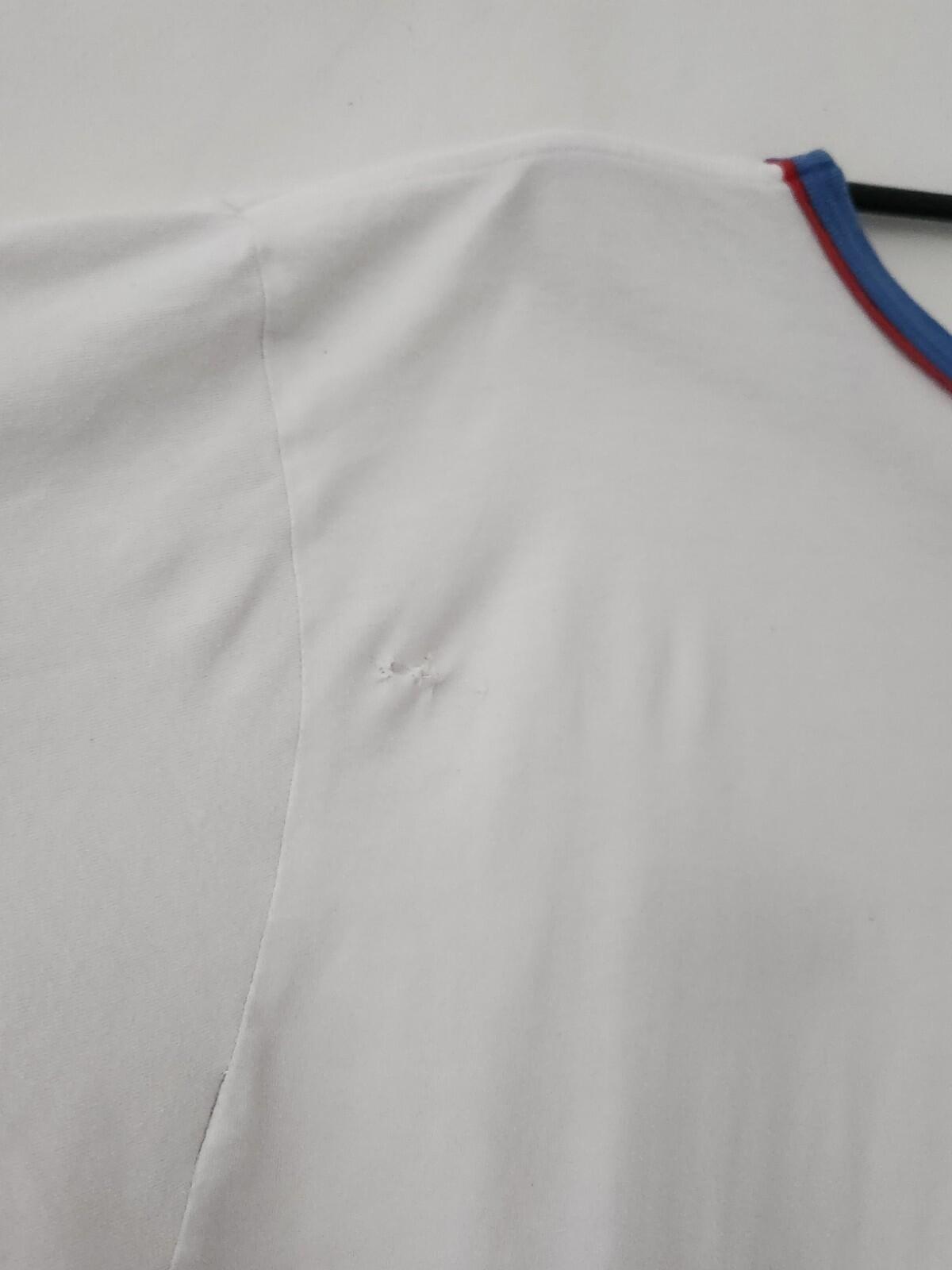 SS18 Supreme Piping Ringer Tee size XL white T-shirt