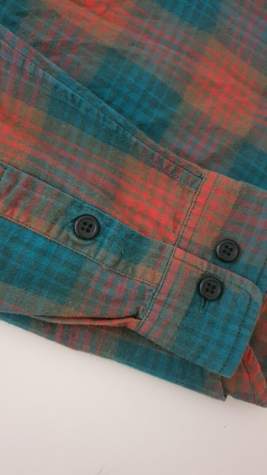 FW11 Supreme Ombre Plaid Shirt Size S