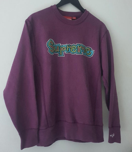 SS07 Supreme Gonz crewneck Talla M sudadera Mark Gonzales 94 Vintage 2007 Rara