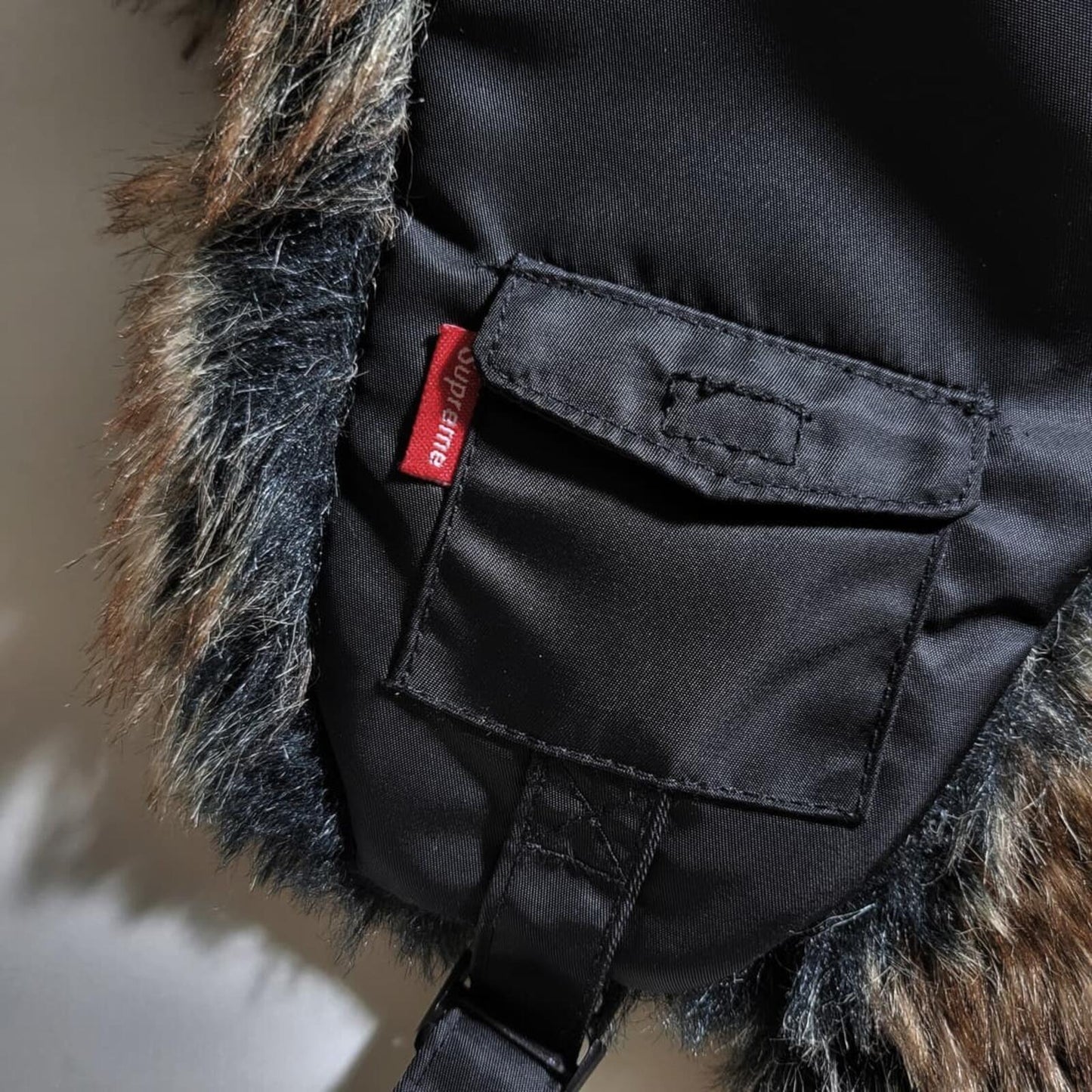 FW10 Supreme Flight Satin Trooper Hat Black