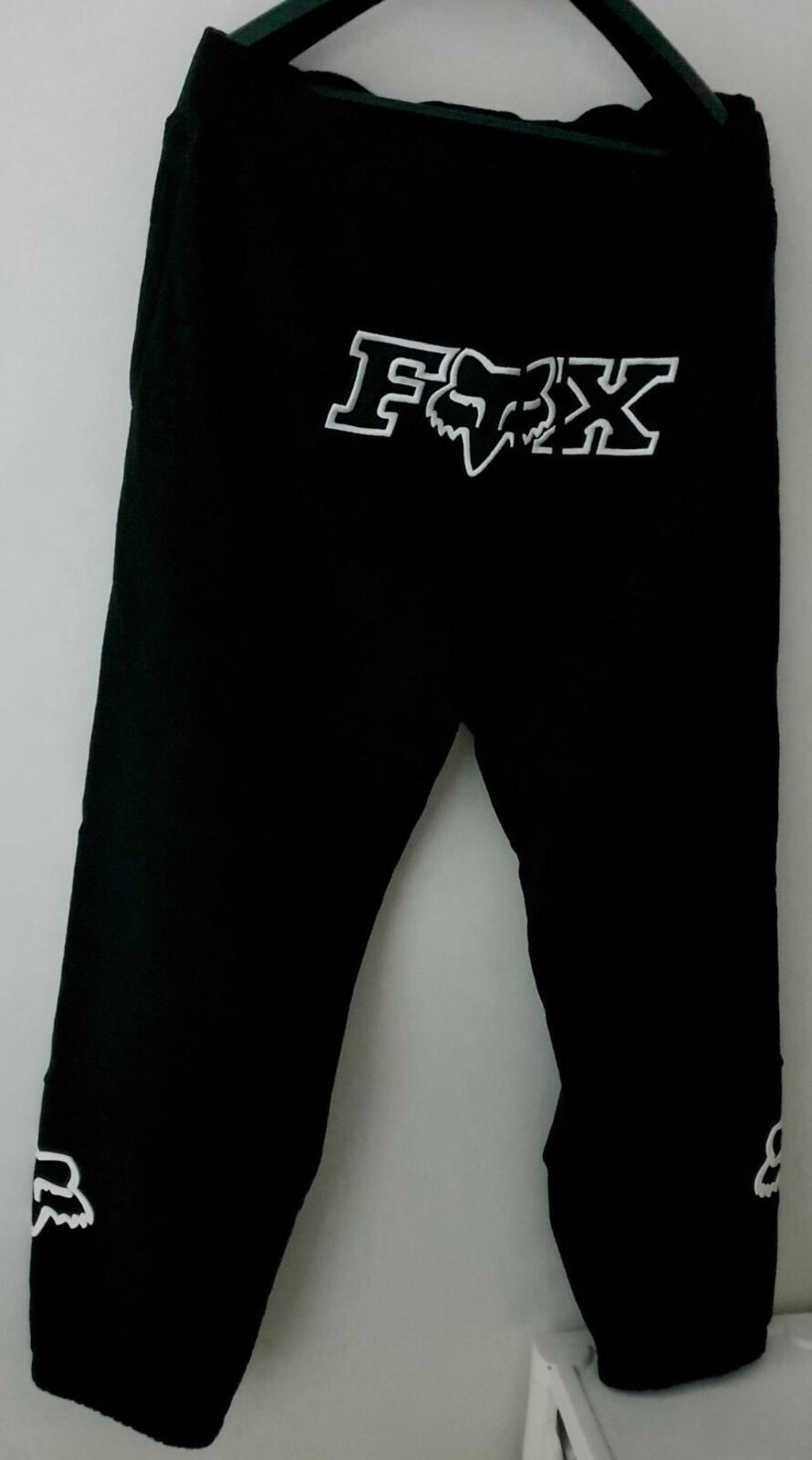 FW20 Supreme x Fox Racing Sweatpant Hose Schwarz Größe XL