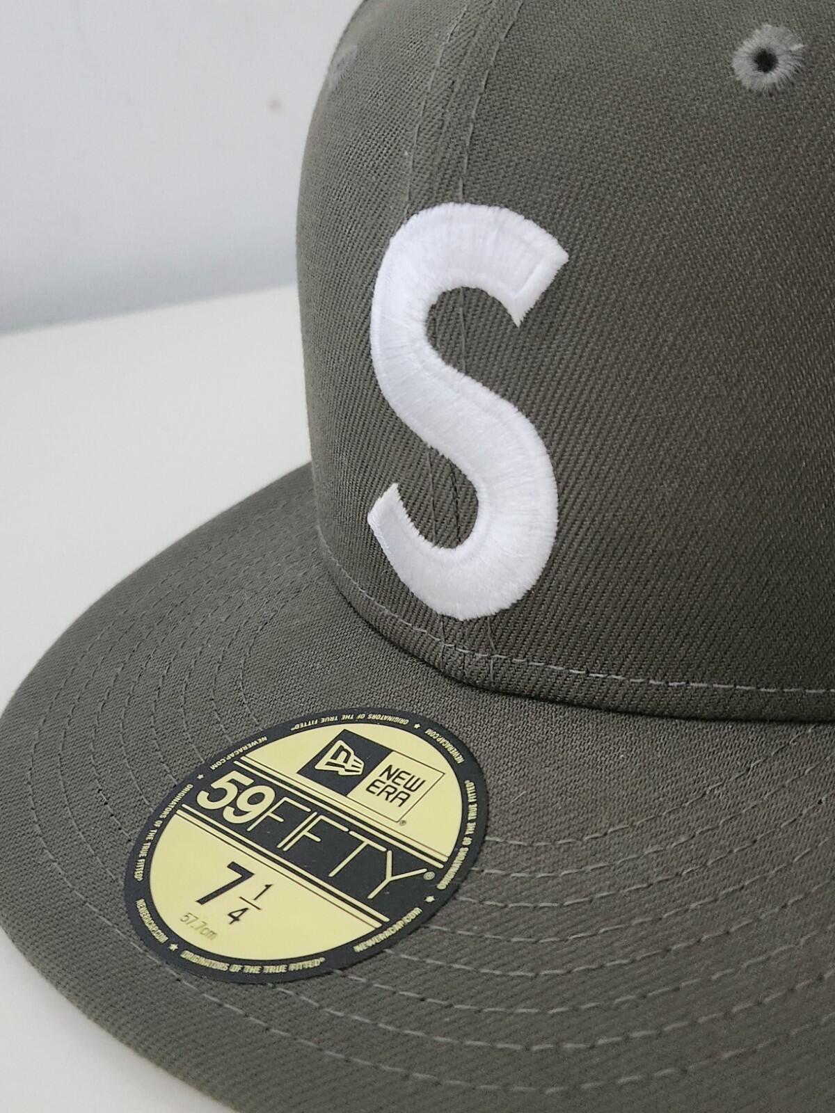 FW23 Supreme Jesus Piece S Logo New Era 59Fifty Hat Olive Size 7 1/4