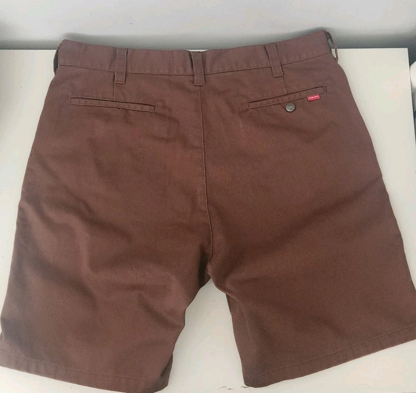 Pantalones cortos de trabajo Supreme SS19 talla 34, color café